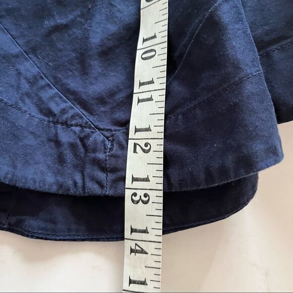 Crewcuts Girls Navy Woven Circle Skirt Size 3 - Picture 4 of 5